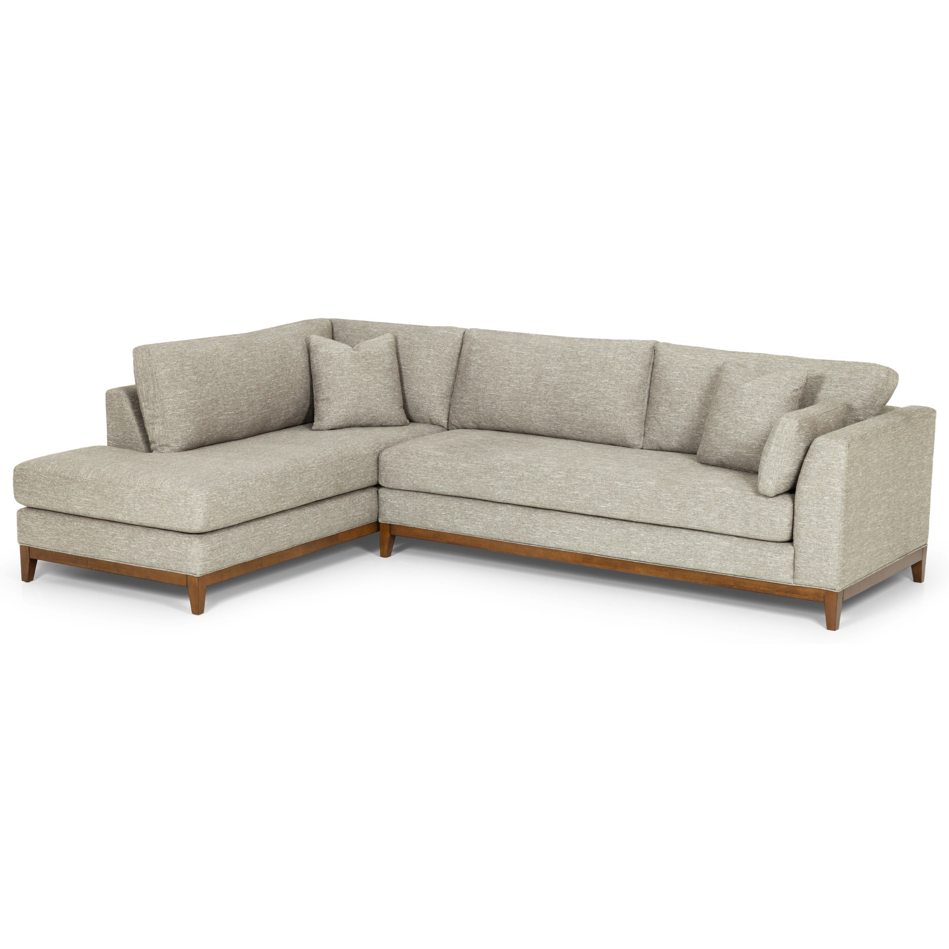 Sunset Home 499 49938L+20R Contemporary 2Piece Sectional w/ Chaise and